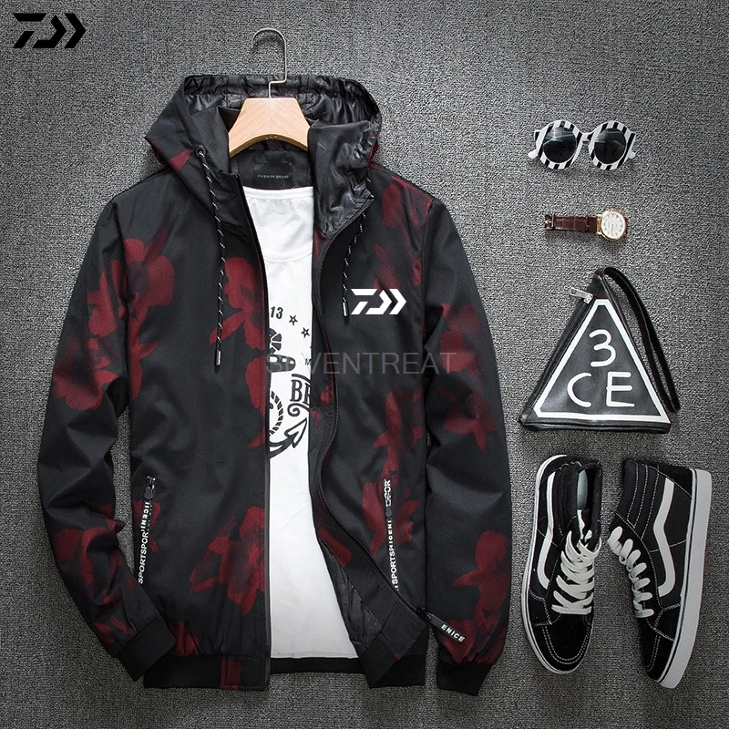 DAIWA DAWA Quick Dry Fishing Clothes Summer Long Sleeve Sunscreen Breathable Anti Mosquito Outdoor Anti-UV Hooded Jacket | Спорт и