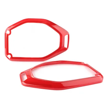 

Car Inner Top Roof Speaker Cover Trim Decor Ring For Jeep Wrangler JL 2018 Red