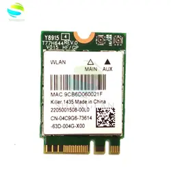Беспроводной адаптер для карт Killer 1435 Dand Band 867 Мбит/с адаптер Wi-Fi Atheros QCNFA344A 802.11ac Bluetooth 4,1