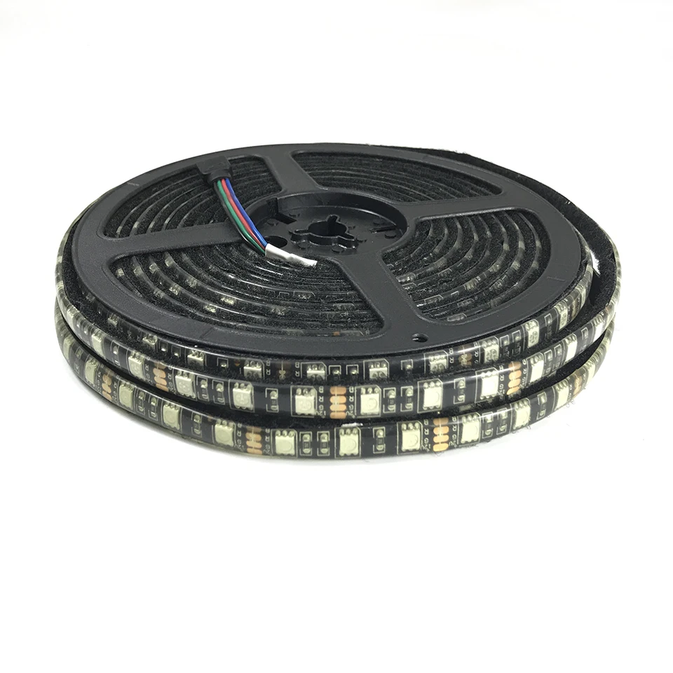 DC 12 V 5 M 10 5050 SMD Светодиодная лента с адаптером питания + 44Key Инфракрасный пульт