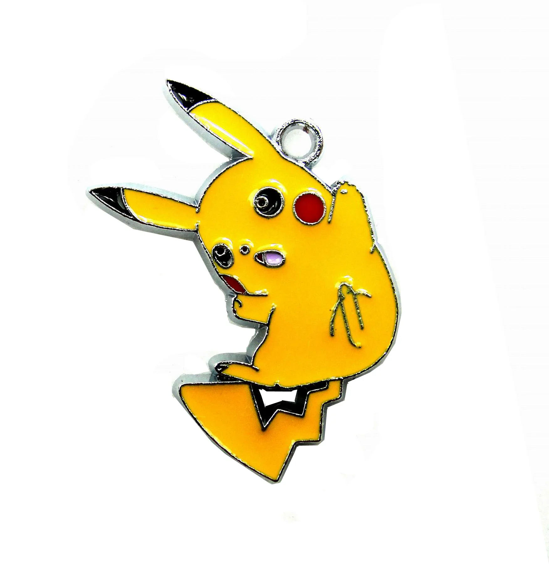 Hot 20pcs Pokemon Pikachu Cartoon Anim Charms Pendants Jewelry Making DIY Christmas Gifts Free Shipping