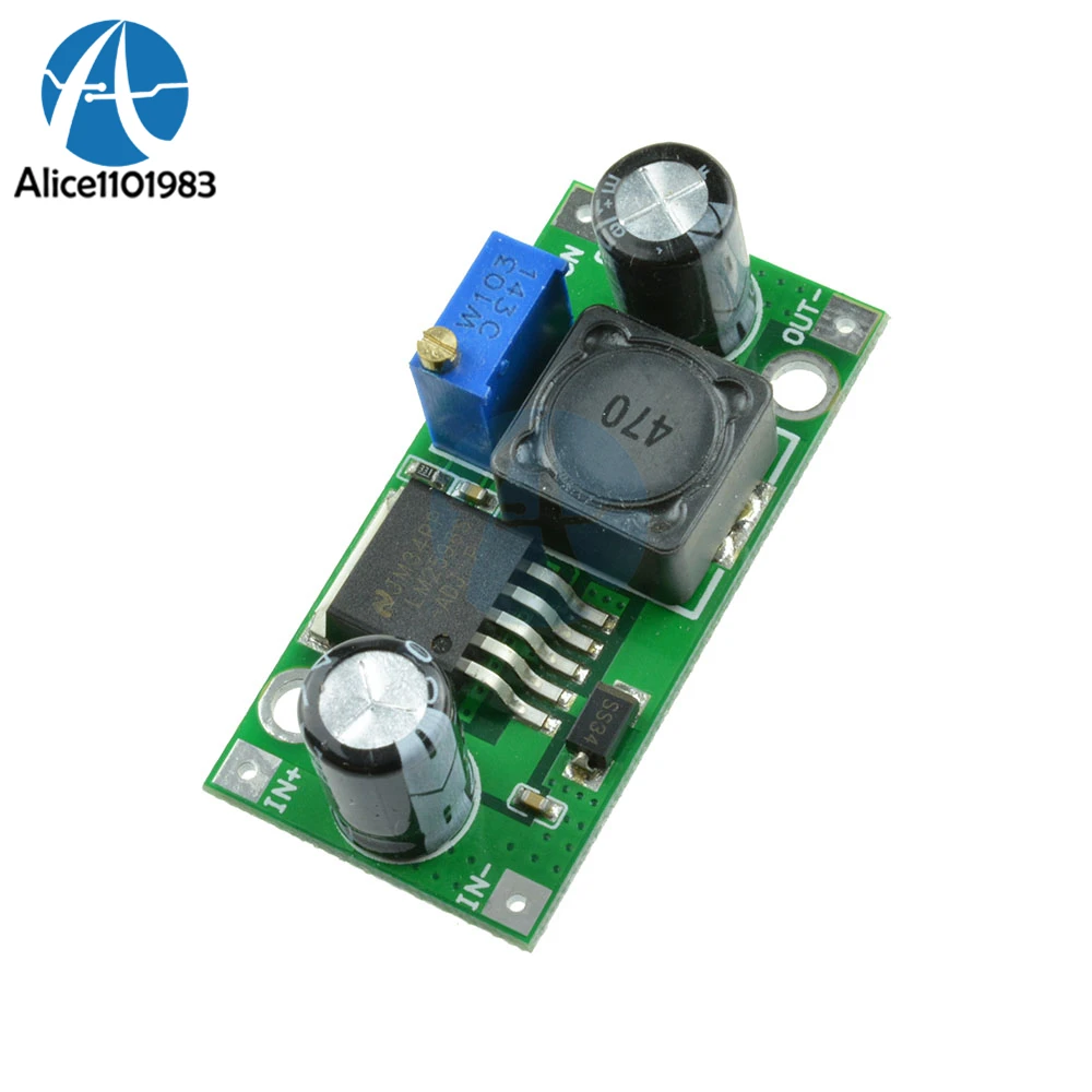 2PCS DC-DC Buck Converter LM2596 Step Down Module Power Output 1.23V-30V