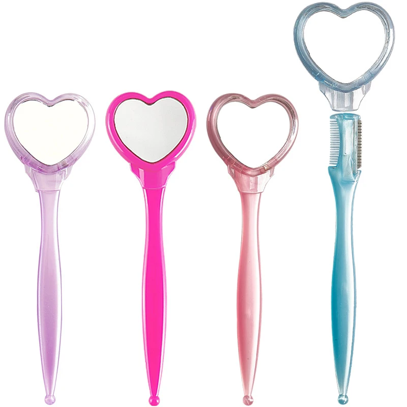 Buy Poseida 1pc Eyebrow Knife With Mirror And Comb Pro