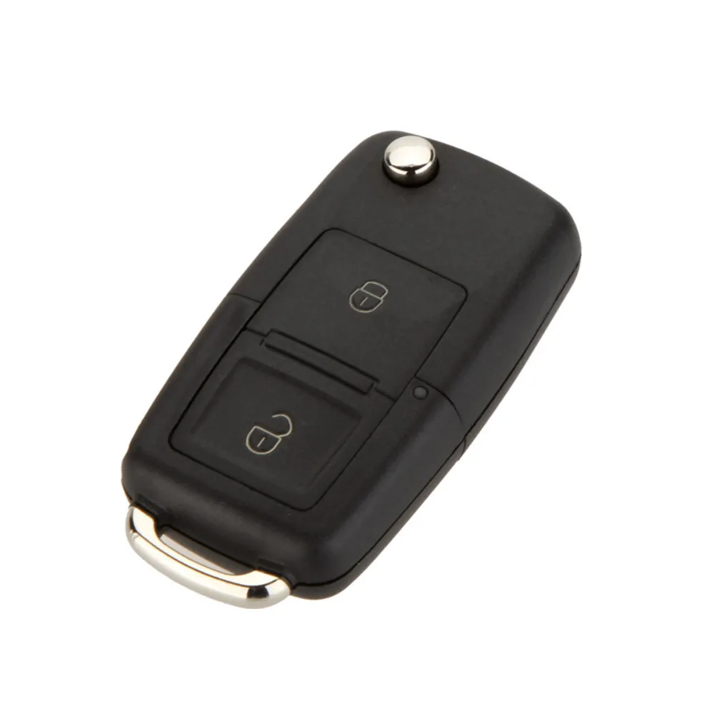 2 кнопки Uncut Blade чехол для дистанционного ключа от машины Key Shell пустой Volkswagen VW Golf 4 5