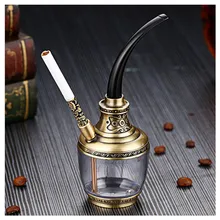 Кальян классический модный практичный Резной Двухместный чайник для воды курительная трубка кальян для курения труб