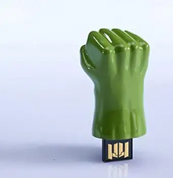 

Real Capacity Iron Man USB 2.0 Flash Drive 8g16g64g128g Disk/Creativo Pendrive/Memory Stick/Gift Avengers Hulk Hand Pen Drive