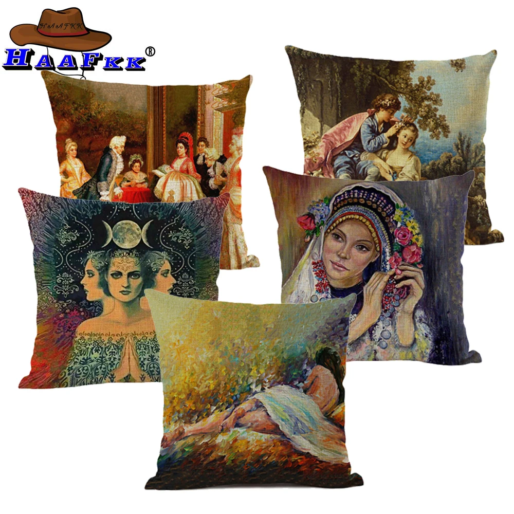 Cushion Cover Home Decor New Mexican Painter Frida Caro Woman S