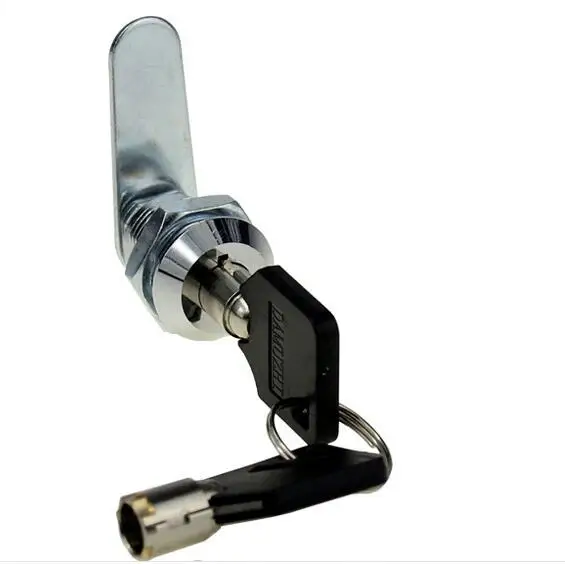 3 года гарантии ящик безопасности трубчатый cam lock с ключом для двери для почтового ящика, шкафа ящик для инструментов мебель Hardward 90 180 градусов поворот