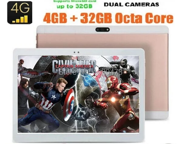 New Arrival 10 inch 4G LTE Tablet PC 8 0MP 1920 1200 Octa Core 4GB RAM
