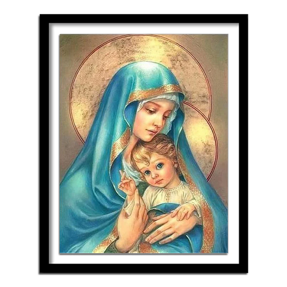 

diamant painting 5d diy diamond painting full square Diamond embroidery religion nossa senhora diamond round daimond