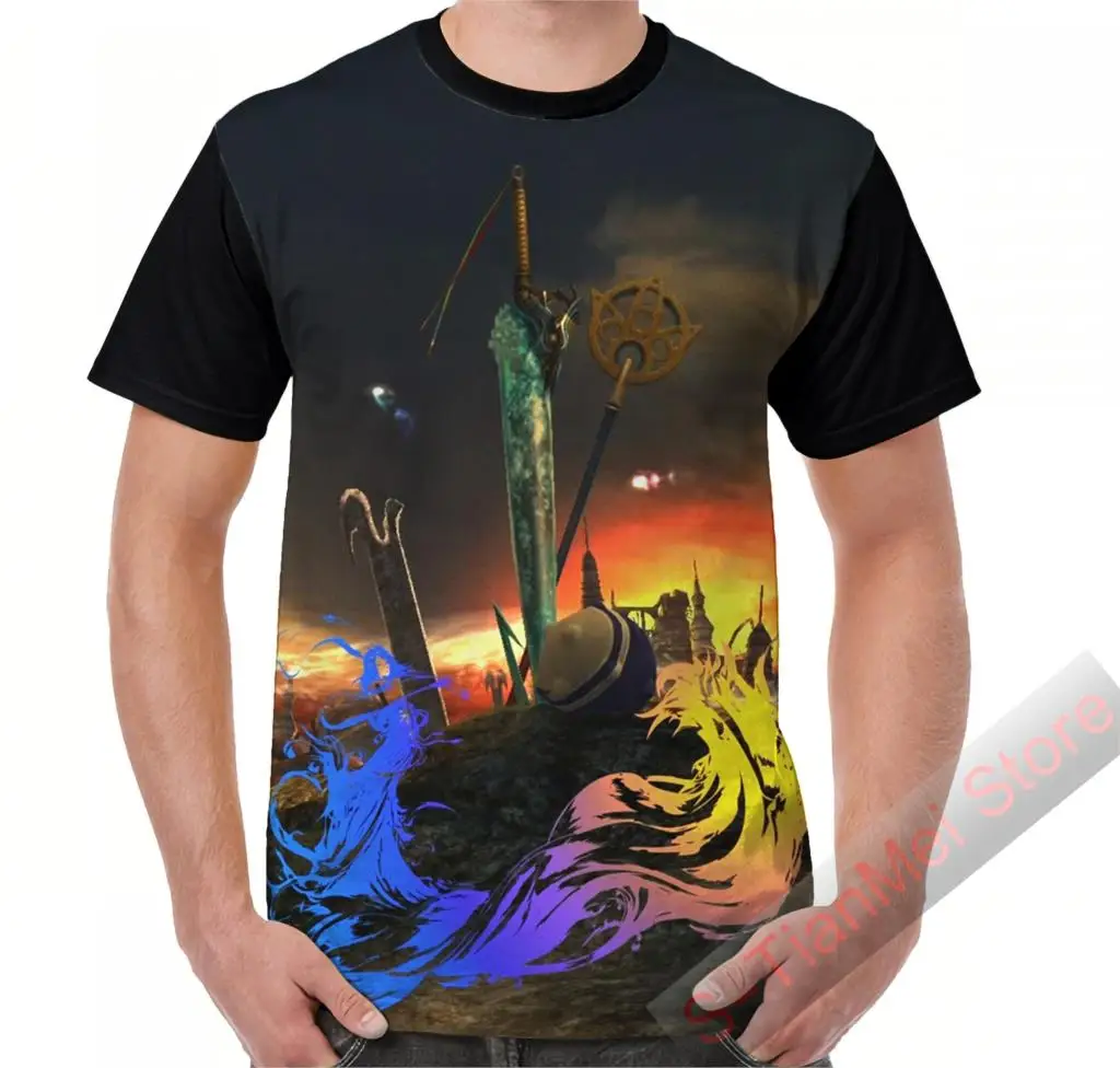 

Summer Graphic t shirt men tops tees FINAL FANTASY X this is my story printed women funny T-Shirt