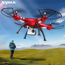 SYMA X8G X8HG X8HW Headless Mode 2.4G 6-Axis Drone with 8MP Camera 3D Roll RC Quadcopter Helicopter Transmitter BNF Version Toys