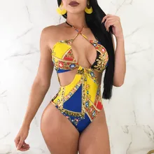 Новинка, женский купальник с принтом в богемном стиле, Цельный купальник, бандаж, открытая спина, брендовый купальник, плюс размер, мягкий цельный купальный костюм