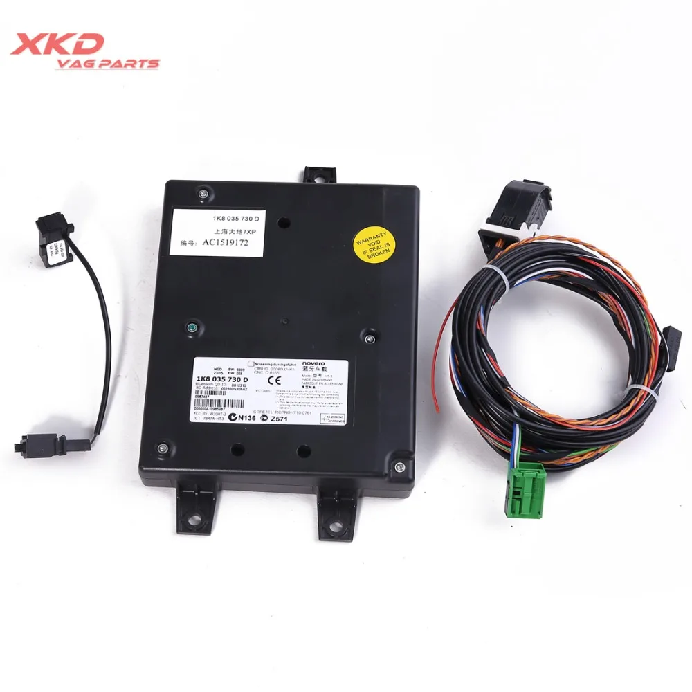 Комплект интерфейсного модуля 9W2 Bluetooth для модели Je tta Golf Passat Tiguan Tour an CC EOS Polo RCD510