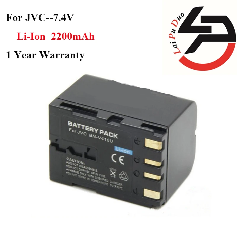BTBAI Compatible Bn-v416 Battery For Jvc Bn-v408 V428 V438 V408u V416u