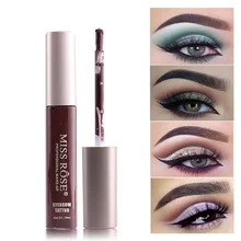 Miss Rose черный коричневый цвет натуральные брови Профессиональные Тени для бровей водонепроницаемый карандаш для бровей Гель пигмент тату тушь