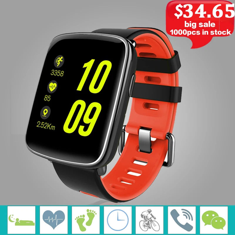 

GV68 Smart Watch Waterproof SmartWatch Heart Rate Sleep Monitor Fitness Tracker Women Wristband Watch reloj inteligente Clock.