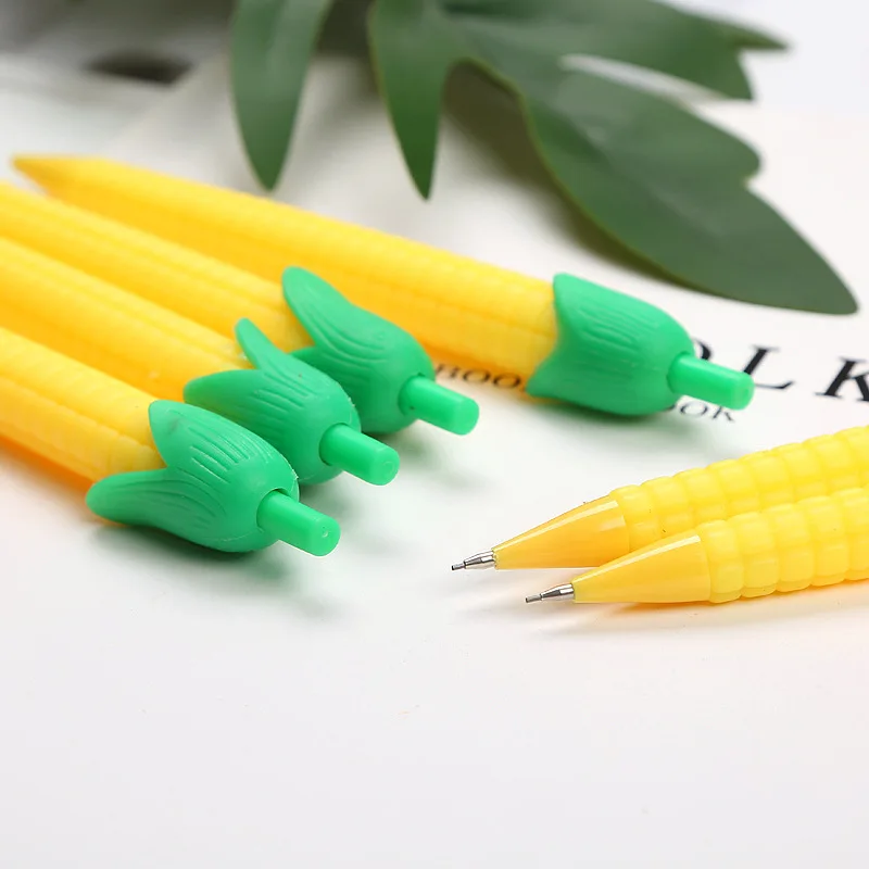 0,5/0,7 мм типа "банан" кактус "Кукуруза" Механический карандаш милый морковь гидравлическая пресс-ручка для школы и офиса письменные принадлежности канцелярский подарок