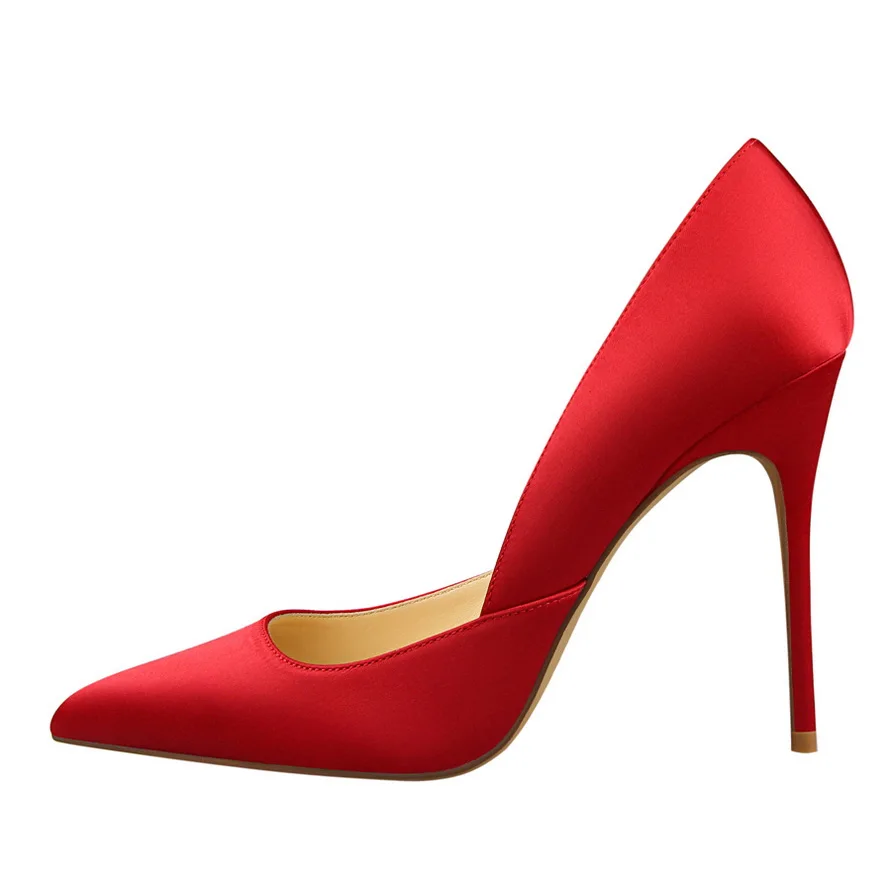 Big Size Shoes Women 2019 Summer high heels Sexy Female Elegant party pumps ladies wedding Green fashion zapatos de mujer heels