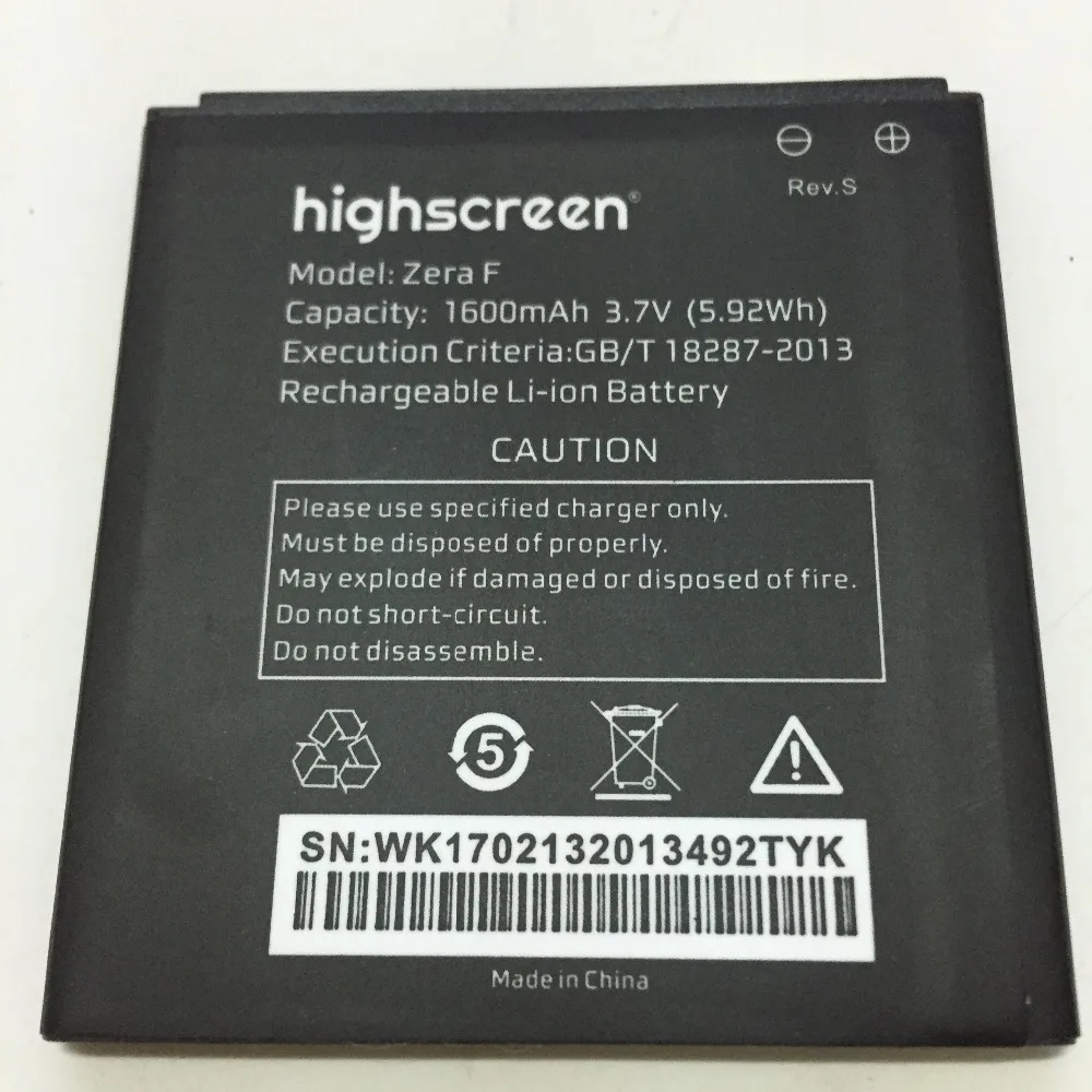 Highscreen Zera F Аккумулятор Купить