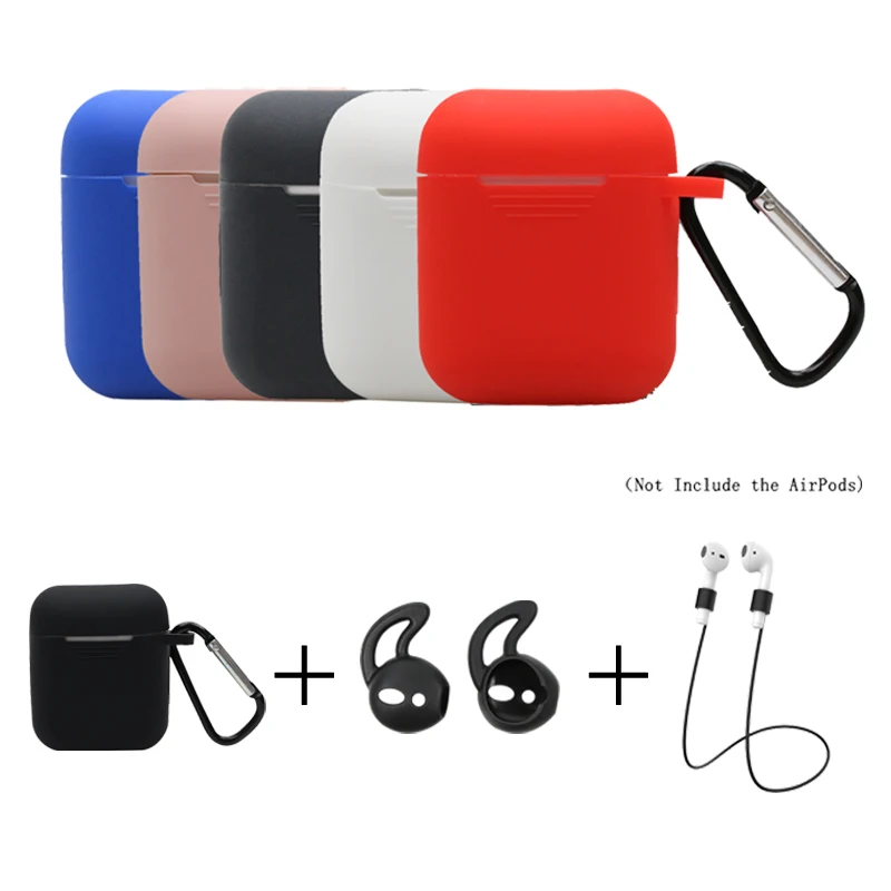 Силиконовый чехол для Airpods наушники с защитой от потери Apple Air Pods Bluetooth