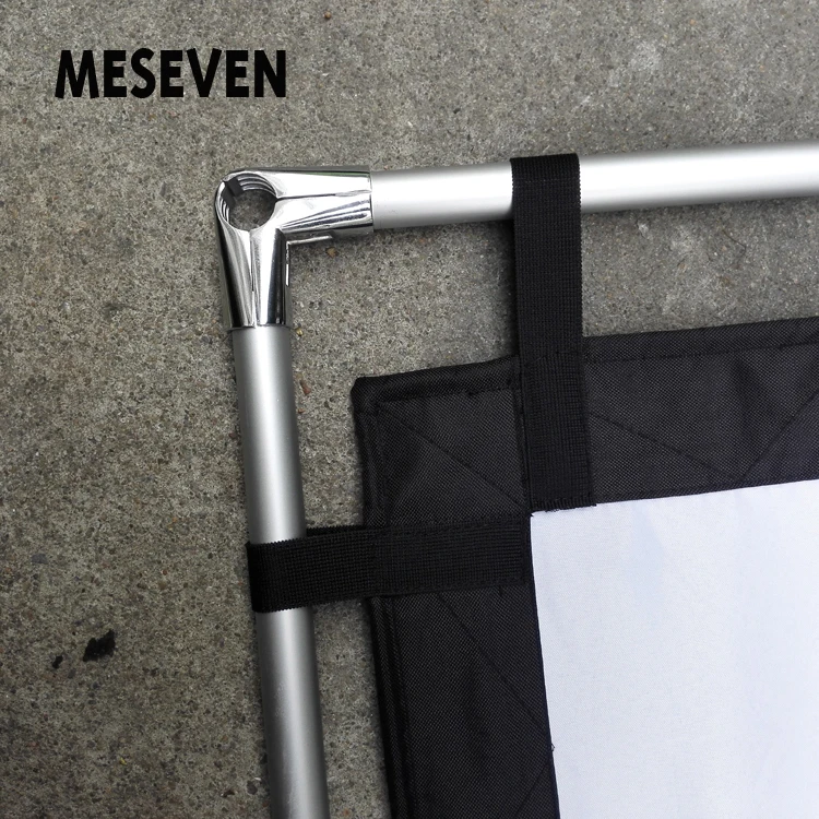 Уличные часы MESEVEN 72 150 дюймов портативные белые холщовые с передней и задней