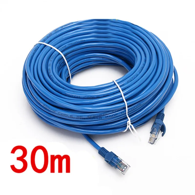 100/' FT Feet CAT6 CAT 6 RJ45 Ethernet Network LAN Patch Cable Cord 30M Blue New