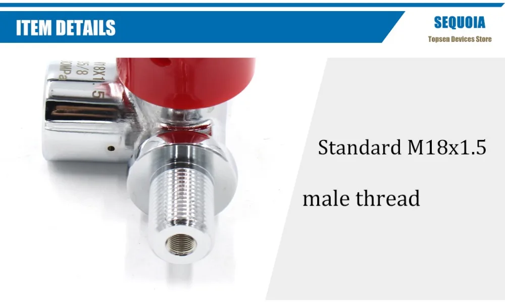 Емкость для пневматики с предварительной накачкой, для пейнтбола ON/OFF Давление клапан с манометром на стороне 4500psi M18 мужской G5/8 женские для