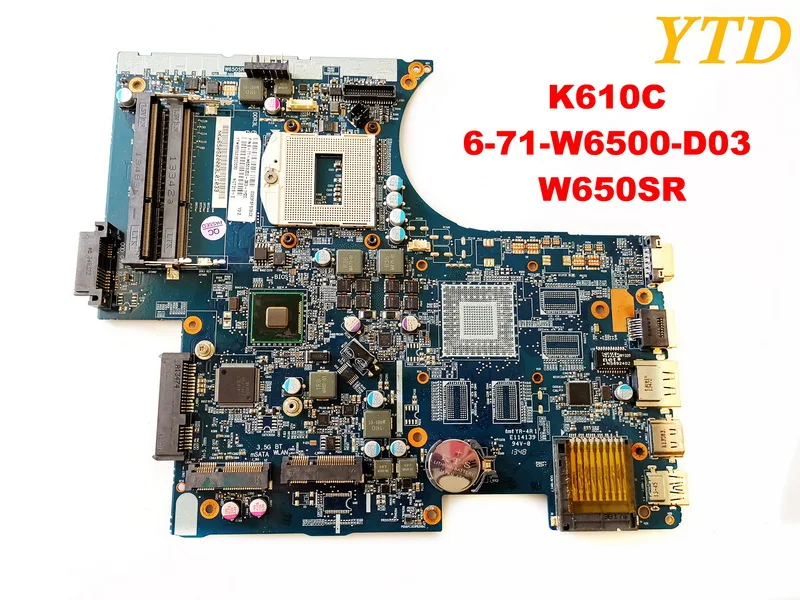 

Original for Hasee K610C laptop motherboard K610C 6-71-W6500-D03 W650SR tested good free shipping