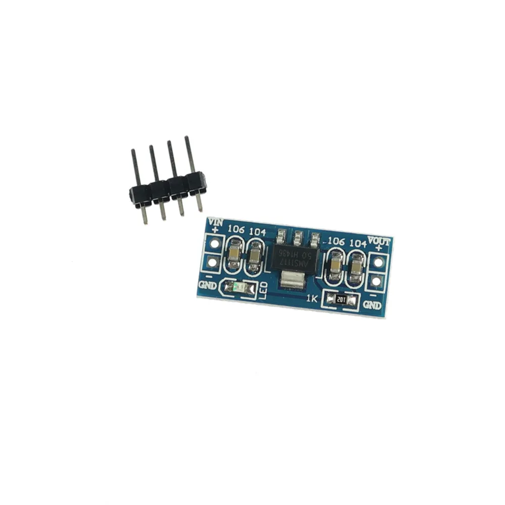 

AMS1117 to 1.2V 1.5V 1.8V 2.5V 3.3V 5V power supply module 1117 power module LM1117