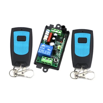 

HOT 1Ch AC220V 10A RF Wireless Remote Control Switch Transmitter&Receiver/ Wireless Remote Controller For Water Pump SKU: 5336