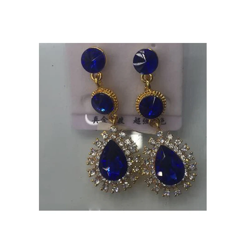 Женские серьги клипсы с австрийским кристаллом 7 цветов|clip on earrings|crystal clip earringsclip |