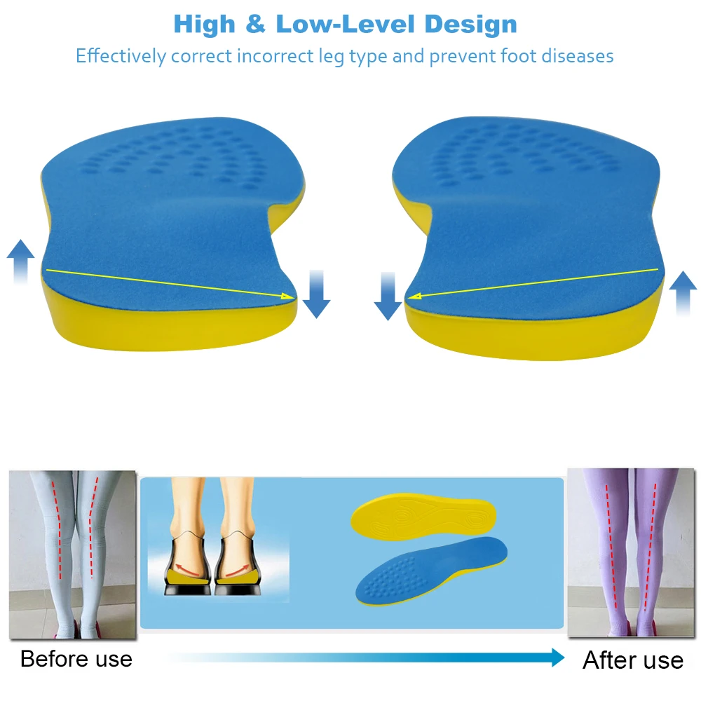 "Елино" ортопедическая подошва плоскостопие стельки для подошвенный фасциит ноги Arch Поддержка массажные подушки Вставки колодки для обуви