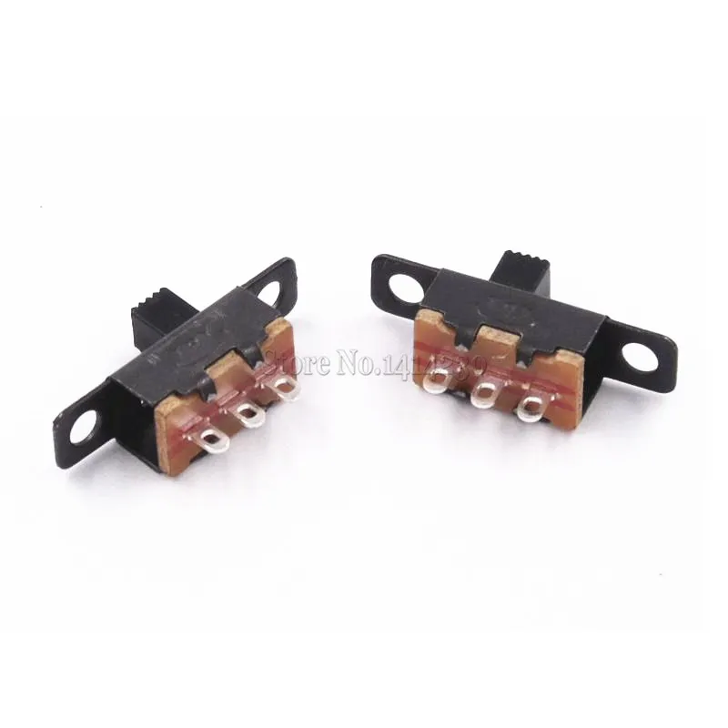 10 шт. тумблер SS12F15 SS12F15VG4 3PIN 1P2T скользящий переключатель ручка высота 4 мм|switch