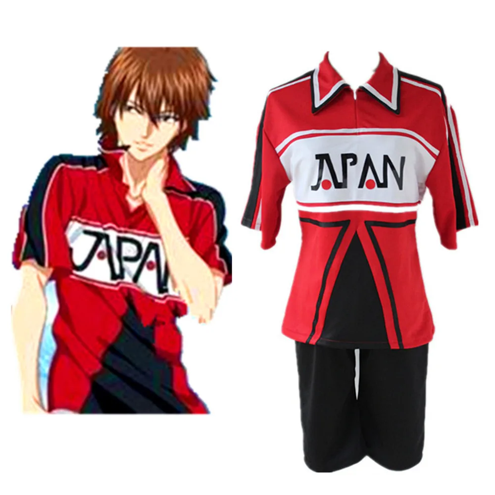 

Hot Anime Prince Of Tennis Ryoma Echizen Cosplay Costumes Unisex Tennis Team Sports Uniform Suit Halloween Cosplay Fancy outfit