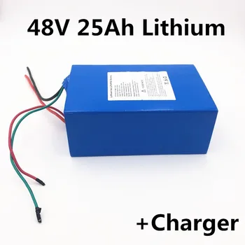 

48V 25Ah lithium li ion battery pack for go-cart kids go carts go kart electric scooter Camper Trailer power brick+charger