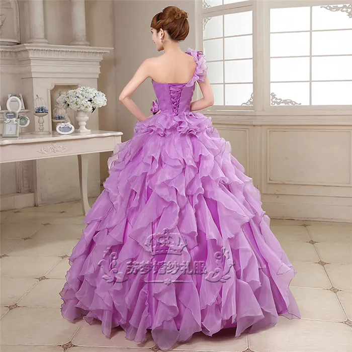 Do Dower, винтажное длинное бальное платье на одно плечо, бисероплетение, цветы, шнуровка, на заказ, бальное платье, платье L
