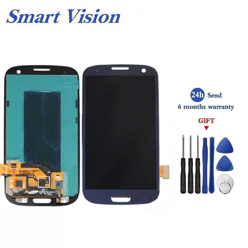 

For Samsung Galaxy S III S3 i9300 i9300i i9301 Super AMOLED LCD Display Touch Screen Digitizer Assembly