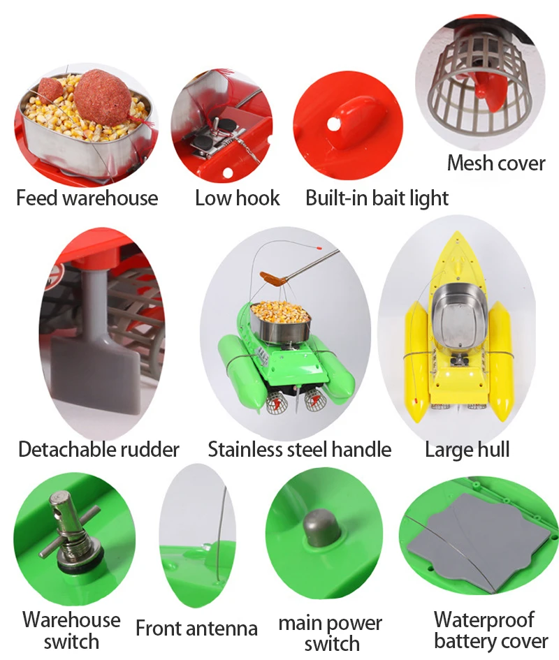 fishing bait boat