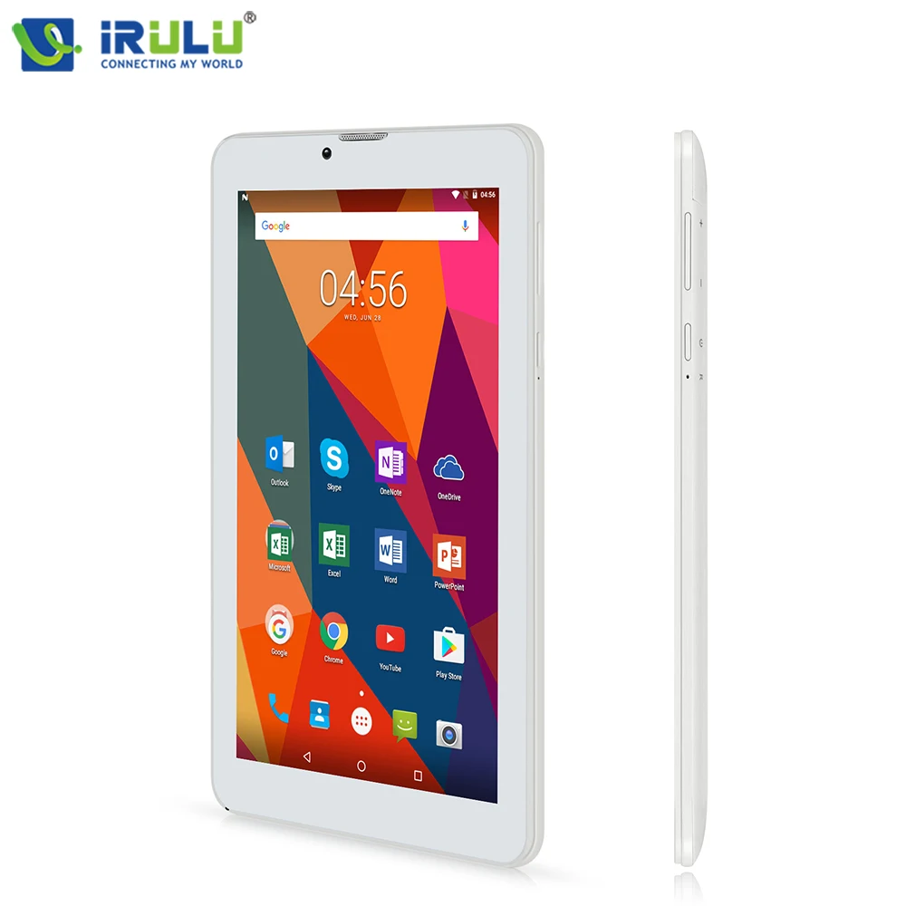

Hot iRULU X6 3G Phablet 7" Android 7.0 Slim Tablet Phone Call Quad Core 1024x600 IPS ROM 16GB Dual Cam Wireless FM GPS 2800mAh