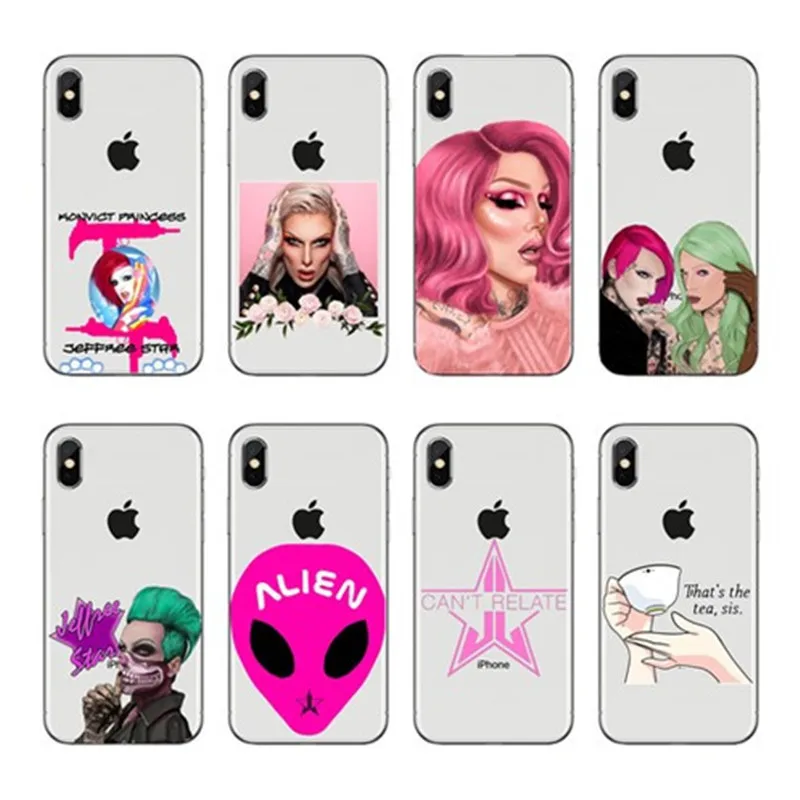 

Jeffree Star Can't Relate Case For iPhone X 5 7 Plus XS 10 8 6 Max Case TPU transparent Silicone phone accessories Fundas Coque