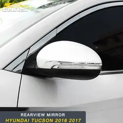 Гелинси зеркало заднего вида накладка наклейка Аксессуары для Hyundai Tucson 2016 2017 авто автомобиль