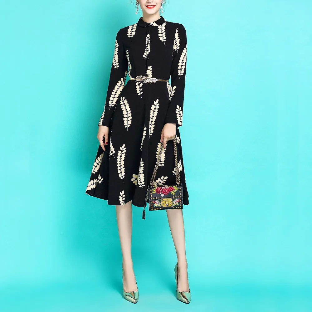Дизайнерское весеннее платье для подиума, женское платье с длинным рукавом, разноцветное черное платье с блестками, платье высокого класса D105