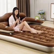 2 человека высокое качество 152*203*22 см надувной матрас мультяшный задний матрас домашняя спальня надувная кровать надувной матрас с электрическим насосом