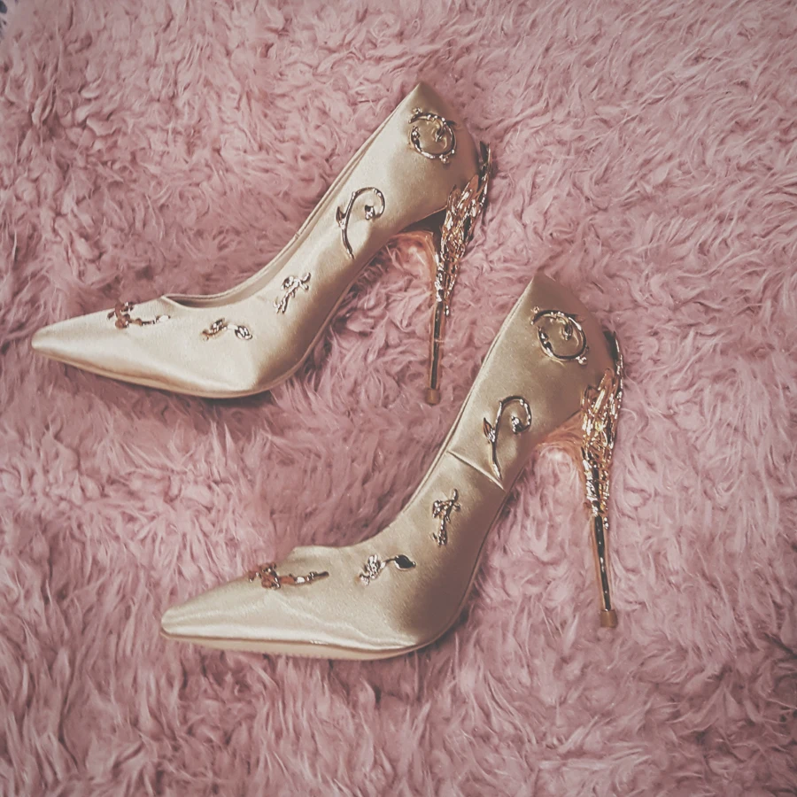beige shoes high heels