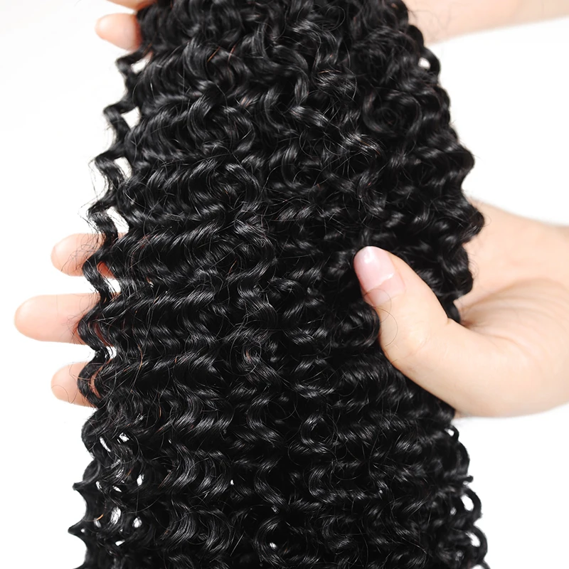 Pinshair бразильские афро кудрявые человеческие пряди волос на сетке не пучки волос Remy 3 шт Натуральные Цветные Волнистые волосы пучки