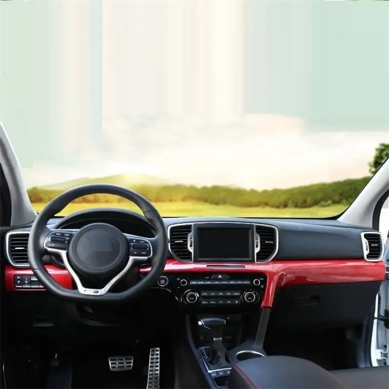 Control system interior promote decorative automovil protecter trim mouldings parts covers car styling 16 17 FOR Kia KX5 Control system interior promote decorative automovil protecter trim mouldings parts covers car styling 16 17 FOR Kia KX5