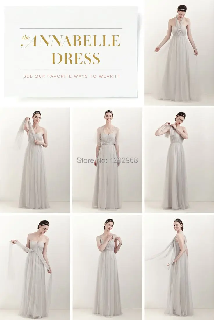 Платье подружки невесты CX SHINE длинное платье трансформер 100 цветов на заказ