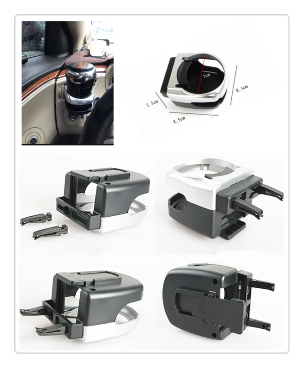Auto parts conditioning air outlet coffee drink rack water cup holder