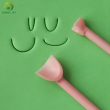 2 шт. плесень морщин пластиковая сахарная помадка для торта Форма радиан Моделирование Инструменты украшения Печать резьба палка Инструменты для выпечки